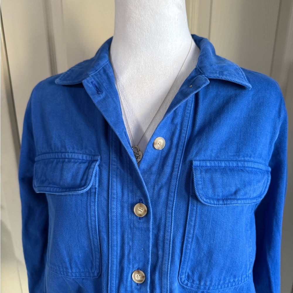 Sezane Willa Chore Jacket in Blue Size XS - Picture 6 of 8